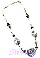 Single Row Resin Necklace - click here for large view